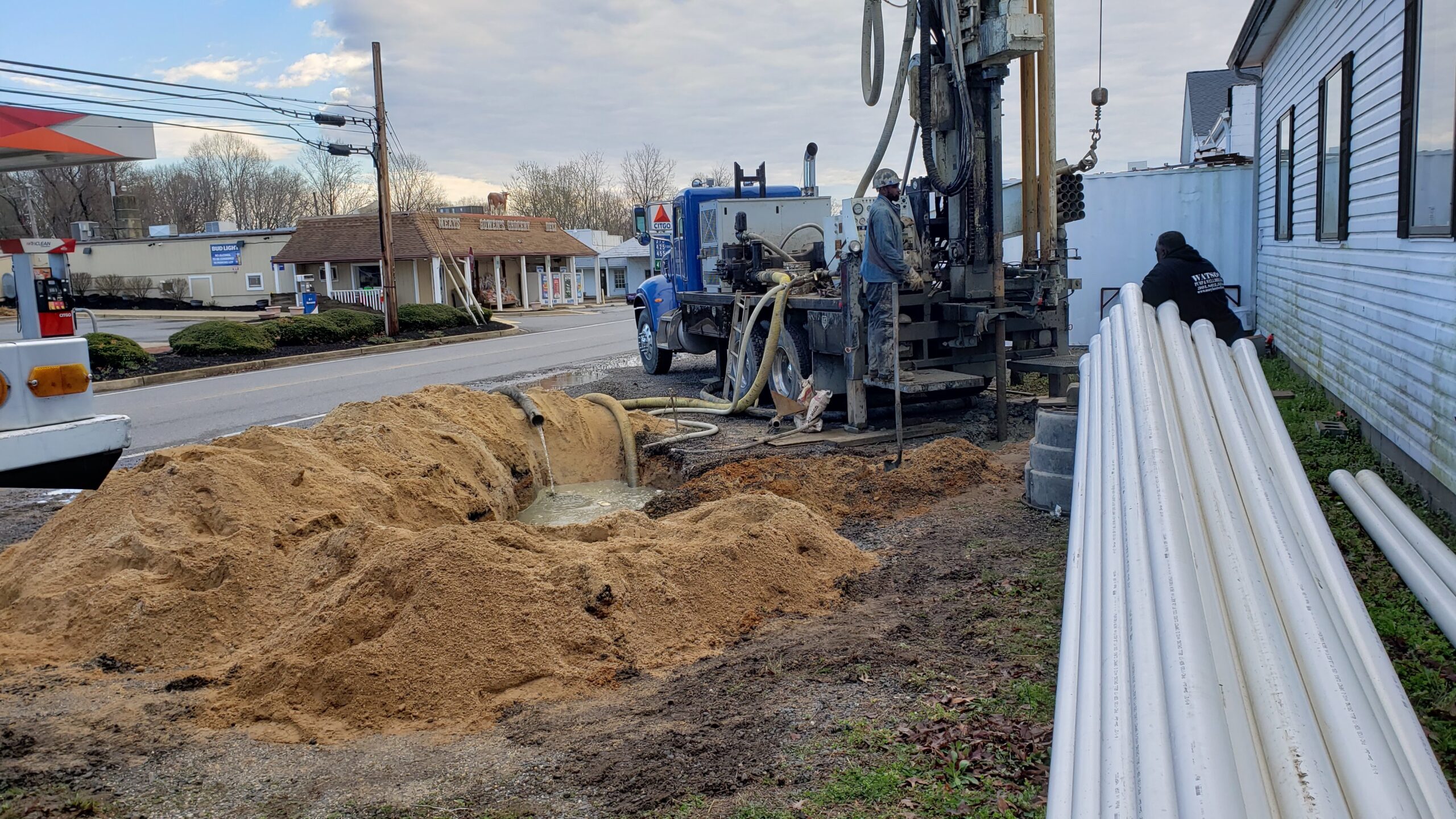 drilling a water well in calvert county md